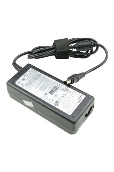 no markte شاحن لابتوب مع كابل تمديد الطاقة لجهاز سامسونج NP300E5A-A01UB - أسود