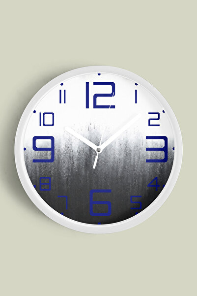 JHAAR Abstract - Bohemian - Geometric Themed Modern Wall Clock - 42cm - White...