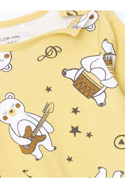 LC Waikiki Lcw Kids Bedrucktes Pyjama-Set für Jungen mit Rundhalsausschnitt