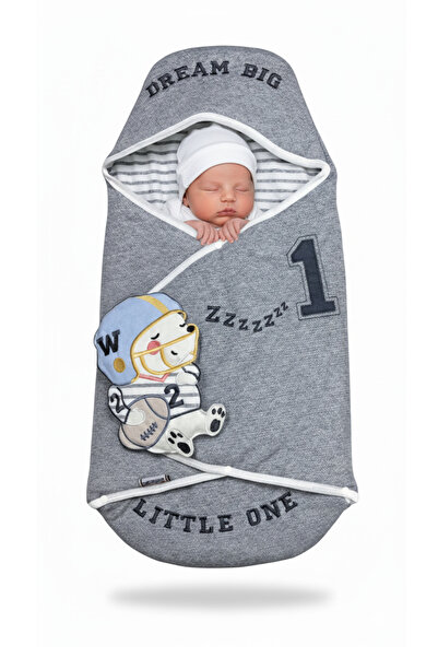 GÜLERBEBECİX Baby Swaddle Dream Written Unisex Swaddle