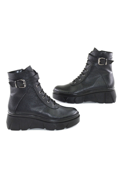 NEBY SHOES Ghete Dama Din Piele Naturala Kara