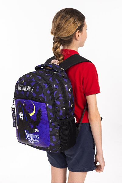 Necati Çanta Licensed Wednesday Themed Elementary School Bag