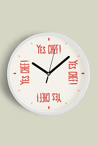 JHAAR Design modern cu litere - „Yes Chef - Yes Chef - Masterchef” Ceas de pe...