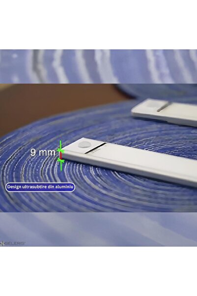 SELERIS Rechargeable LED Lamp, Motion Sensor, SELERIS®, 9mm, USB-C, Magnetic, Warm 3,000K, 1500mAh, 60cm