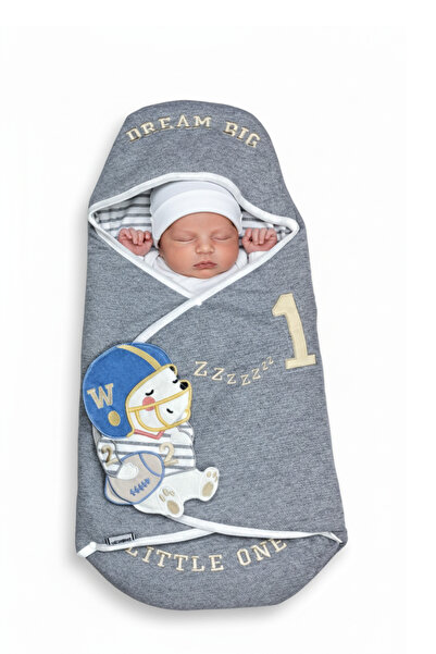GÜLERBEBECİX Baby Swaddle Dream Written Unisex Swaddle