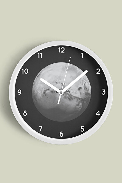 JHAAR Ceas de perete modern cu tematică abstractă a Pământului - Spațiu - Ast...