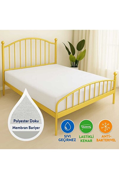 MİLAYS LİFE HOME COLLECTİON Micro Polyester Dokulu Sıvı Geçirmez Full Fitted ...