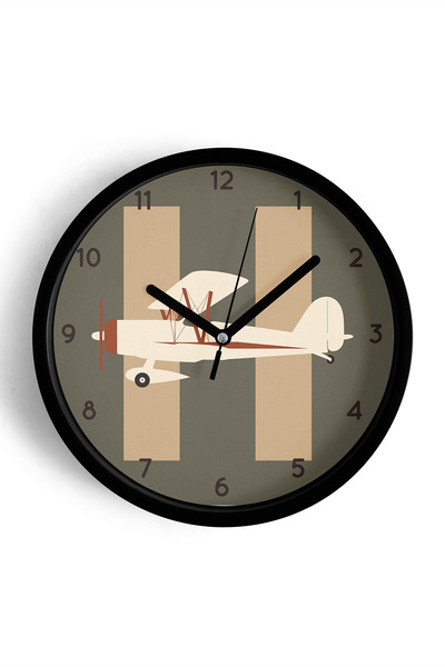 JHAAR Ceas de perete modern cu design de elicopter - Ceas de perete pentru ca...
