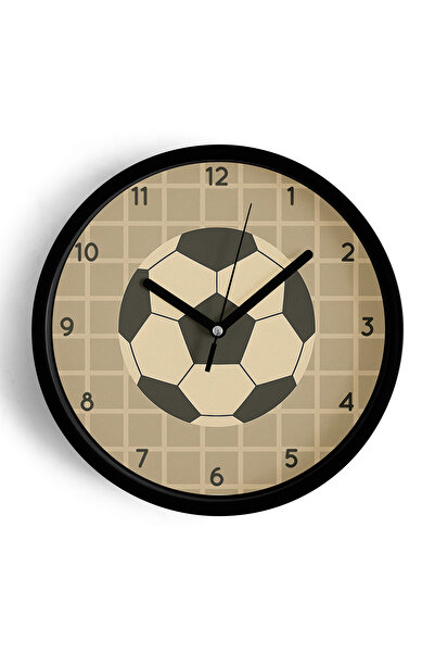 JHAAR Futbol Topu Tasarımı Modern Duvar Saati - Çocuk Odası Duvar Saati - 30c...