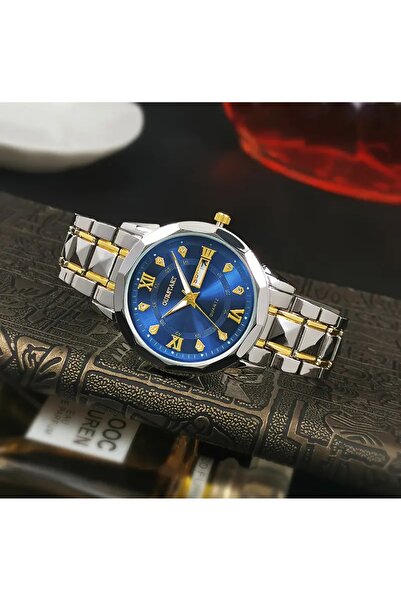 POEDAGAR OURSTART Orjinal Paslanmaz Çelik Lüks Erkek Kol Saati