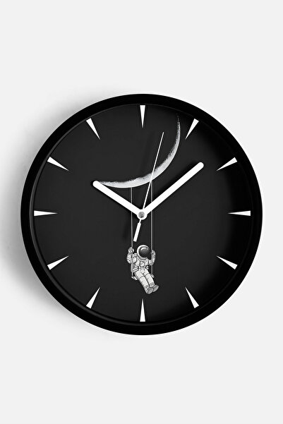 JHAAR Spațiu - Astronaut - Ceas de perete modern cu tematică astronomică - 42...