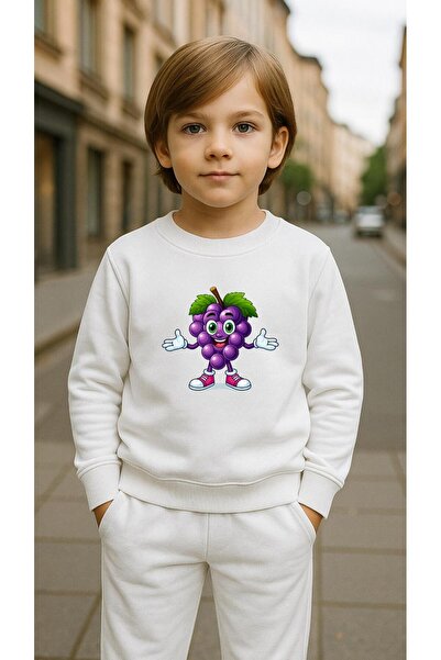 playwear Dječji set majica s kratkim rukavima PURPLE GRAPE sa printom za devo...