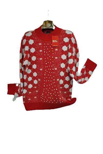 elma abone NOUA SEZONĂ PULOVER TRICOTAT CU BARBĂ DE PERLE