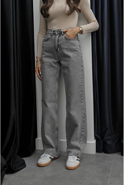 Havoş Gray Kuzmina Straight Jeans