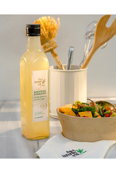Doğal Anne Eli Kaş Ananas Sirkesi 500 ml - Bromelain Doğal Fermantasyon
