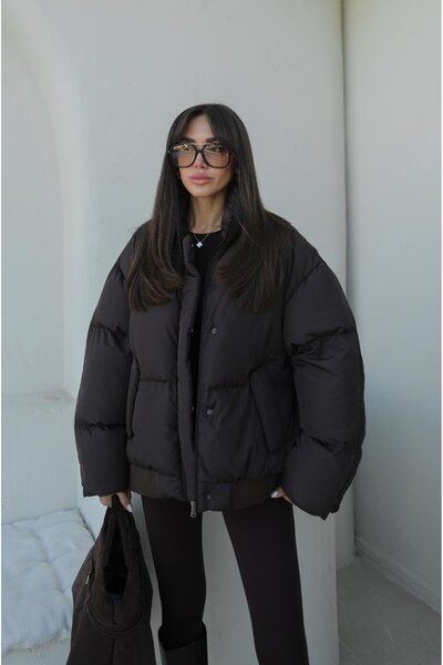 Havoş Brown Puffer Coat
