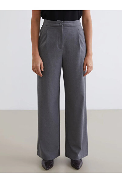 LC Waikiki Loose Fit Wide Leg Women's Pleated Pants