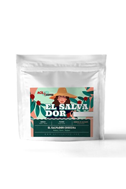 Acil Coffee El Salvador Cosecha - Yoğun Kakao, Tatlı Badem ve Ceviz Aromalı Filtre Kahve 1000gr