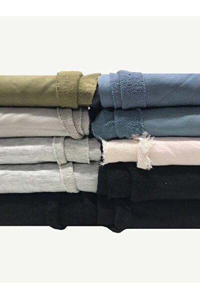 Yiğit Kumaş 3 Yarn Combing Cotton Fabric Set, 10 Pieces with Lengths Ranging from 80-95 cm