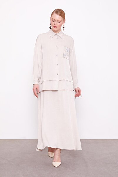 Levidor Stone pocket detailed double set