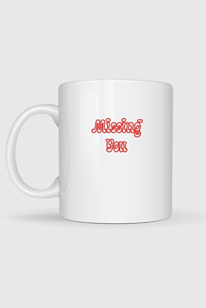 Bahriyeli Collection Missing You Foreign Series Printed Mug Cup
