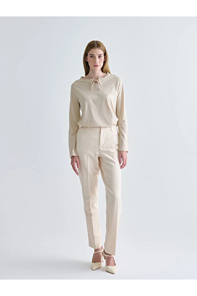 LC Waikiki Μπλούζα με βολάν με δεμένο γιακά