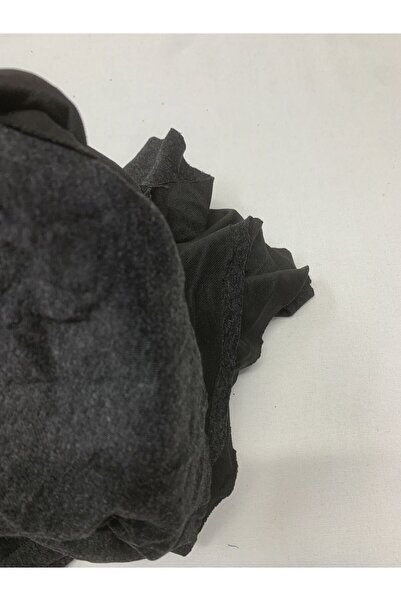 Yiğit Kumaş Ecrin Fabric Winter Combed Cotton, Piece 135X165 cm Anthracite Color