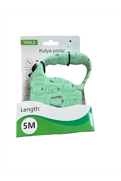 Viva.Z Lesă retractabilă cu bandă de 5 m