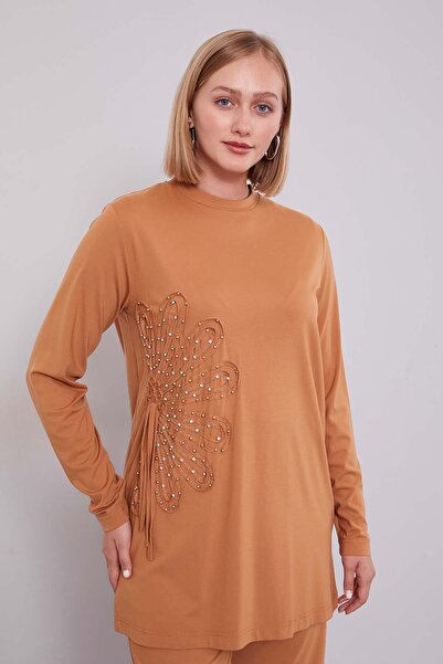 Levidor Camel Edge Pattern Detailed Stone Double Set