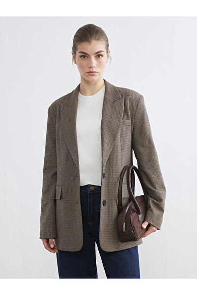 LC Waikiki Дамско сако с шотландски десен