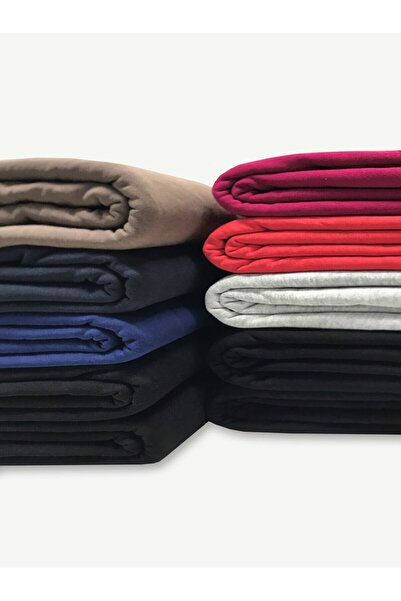 Yiğit Kumaş Set of 3 Yarn Combed Cotton Fabric, 10 Pcs Lengths 75-90 cm