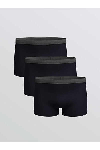 LC Waikiki Standard Mold Cotton Flexible Men's Boxers 3-Piece