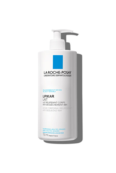 La Roche Posay مرطب الجسم ليبيكار من لا روش بوزيه، حليب 48 ساعة، لتجديد الدهو...