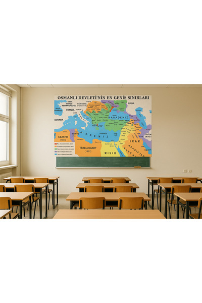 Boyut Osmanlı haritası en geniş sınırlar