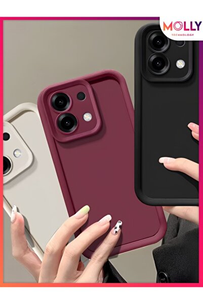 Molly Pine Green Edges Thick Pan Silicone Case for Xiaomi Redmi 15C