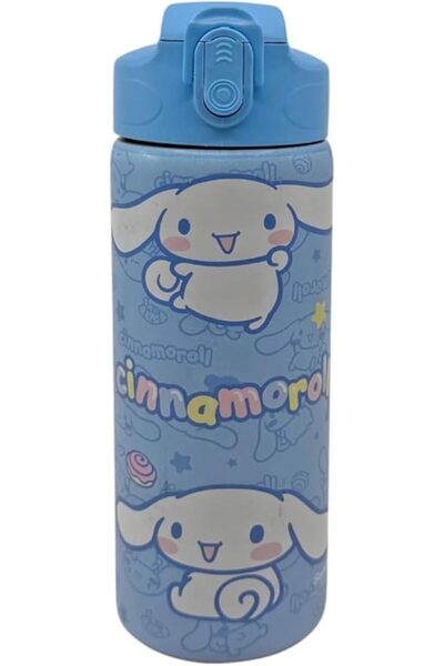 CET PRIME 600ml Ανοξείδωτο θερμός μπουκάλι με θέμα το Cinnamoroll, με καλαμάκ...