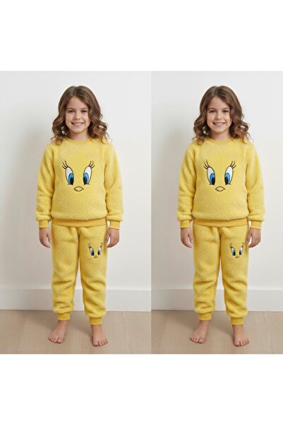 KOKOŞ BEBEK Plush Girl's Suit - 2/9 Years Old - 31550