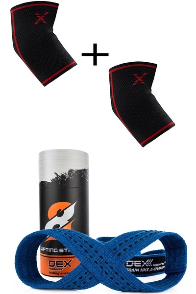 Dex Supports Spor Dirseklik Antrenman Dirsekliği Elbow Sleeve , Halter Kayışı...