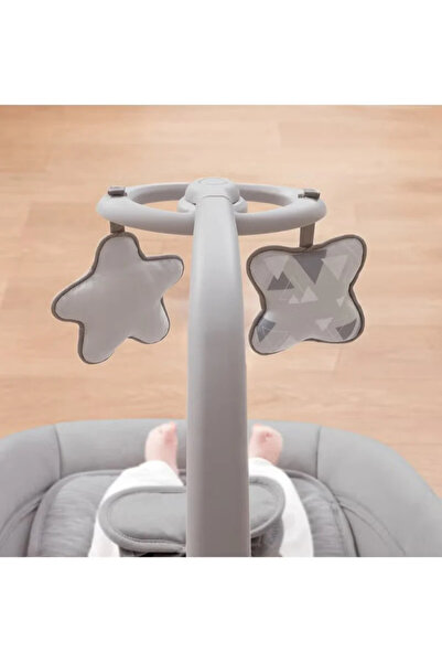 Mastela The latest Mastella 7-in-1 rocking bed with multiple positions, mobile connectivity, and rocking chair and bed design.