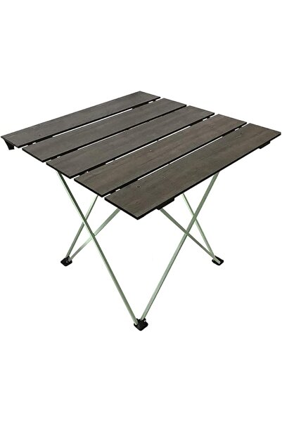 Genel Markalar Platan Table Ones-A Ahşap Katlanır Kamp Piknik Masası Büyük Boy