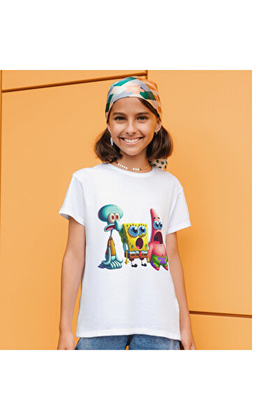 ALPŞAN TİCARET سبونجبوب كيدز تي شيرت سبونج بوب كيدز تي شيرت للكبار