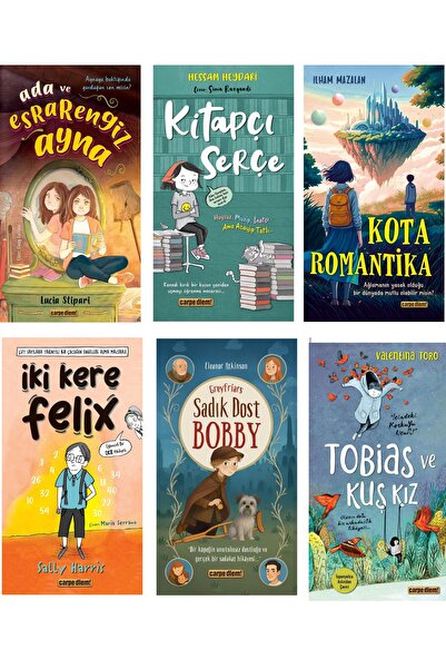 Genç Timaş Kitapçı Serçe, Tobias ve Kuş Kız, İki Kere Felix, Kota Romantika, ...