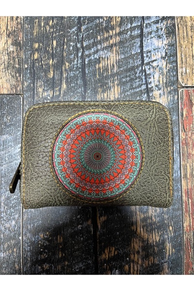 Street Bag محفظة مفيدة بنمط عرقي أصيل مع حامل بطاقات وحجرة عملات معدنية