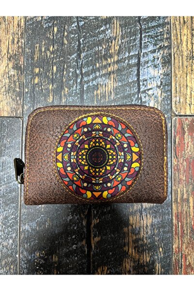 Street Bag Ethnic Authentic Patterned Useful Wallet with Card Holder and Coin Compartment