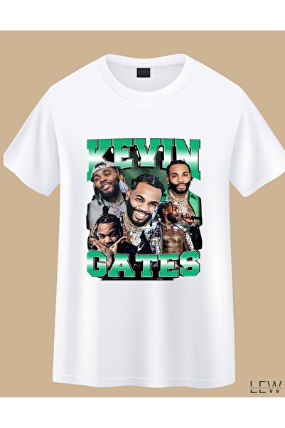 lovver تي شيرت من القطن عالي الجودة بتصميم كيفن جيتس