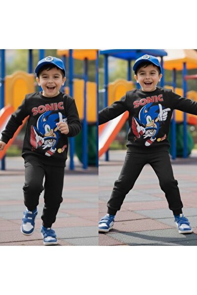 KOKOŞ BEBEK Sonic Fleece-Lined Boy's Suit - 3/9 Years Old - 31553