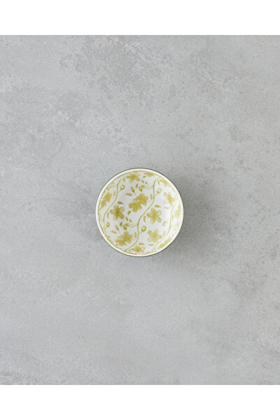 English Home وعاء للوجبات الخفيفة من البورسلين من بلانتوبيا، 9 سم، أبيض - أخضر