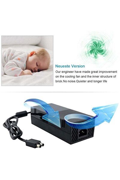 Generic Xbox One Power Supply Brick AC Adapter 100-240V Compatible with Microsoft Xbox One