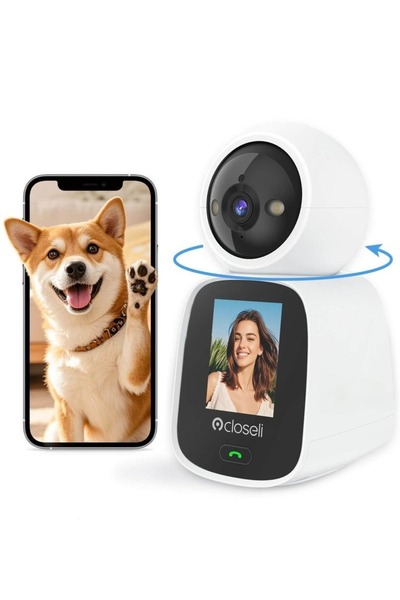 Closeli 3MP Security Camera,WiFi Camera,Surveillance Camera,Baby Monitor Camera,Two-Way Video Call