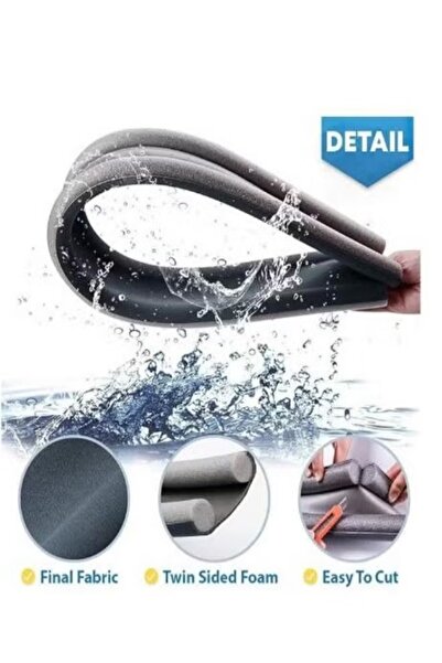 Generic 1Pc Door Bottom Sealing Strip Guard 95cm Draft Stopper Foam Weatherstrip Wind Dust Blocker (Grey)
